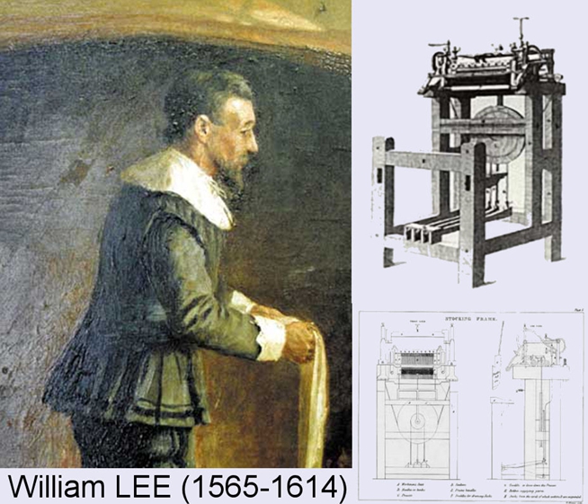Вильяма Ли - создатель первой вязальной машины