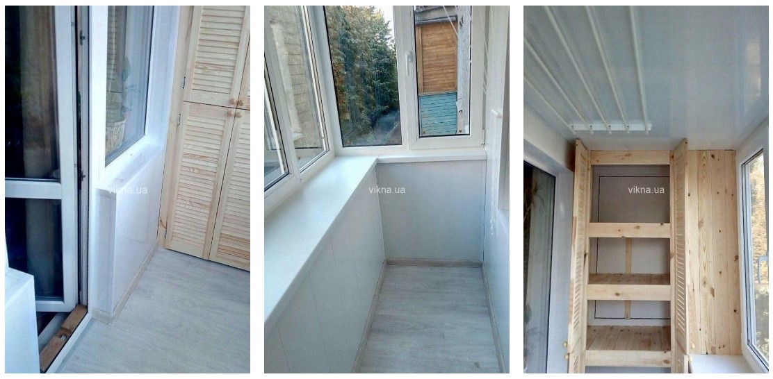 ремонт и отделка балкона
