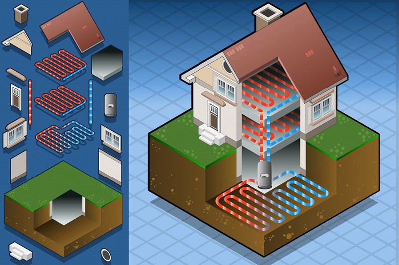 Геотермальный тепловой насос: преимущества и принцип работы