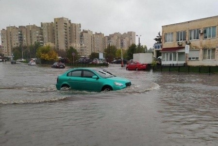 Субботний ливень в Киеве стал рекордным
