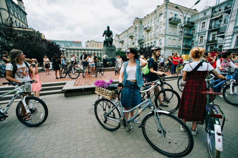 В июле в Киеве пройдет велопарад девушек