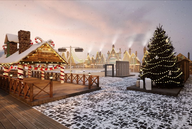 В Киеве появится зимняя деревня с катком, как в книгах о Гарри Поттере
