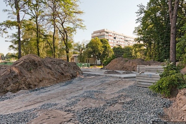 Возле будущей станции «Мостицкая» начали строить объездную дорогу