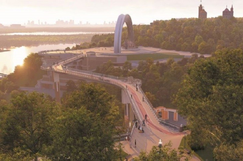 Стало известно, когда в Киеве откроют новый пешеходный мост