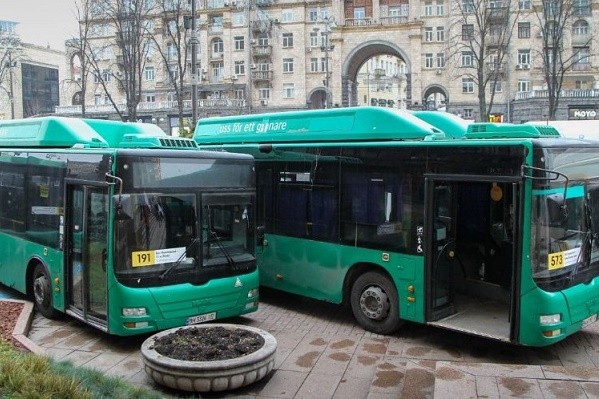 На трех маршрутах в Киеве появятся немецкие автобусы