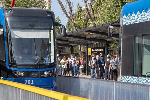 Реконструкция станции скоростного трамвая «Бульвар Кольцова» завершится в ноябре