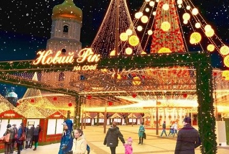 В Киеве откроют 14 новогодних локаций