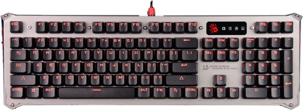 Игровая клавиатура A4Tech Bloody B840 USB Gun Black, магазин funduk.ua
