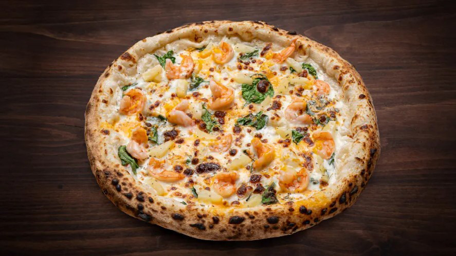 Піца з креветками та ананасами - ресторан Япіко