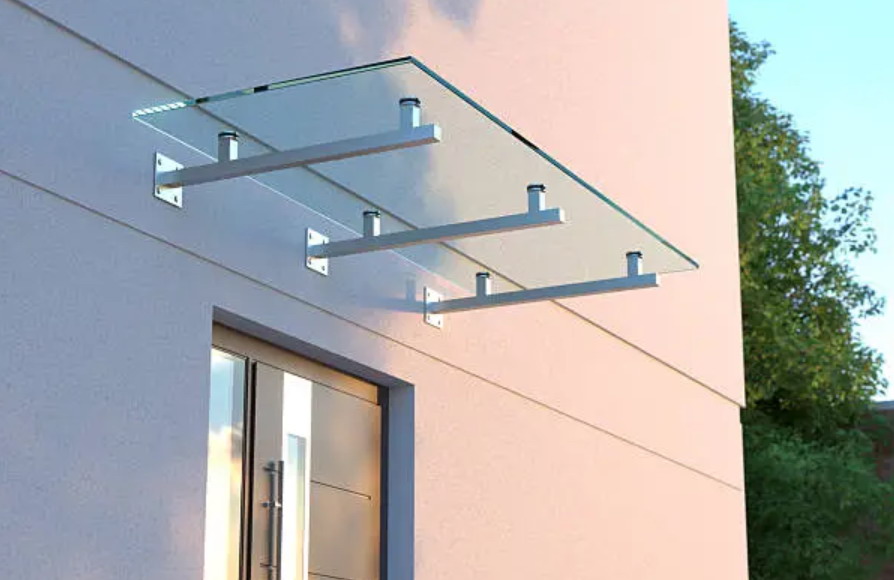 Стеклянные козырьки