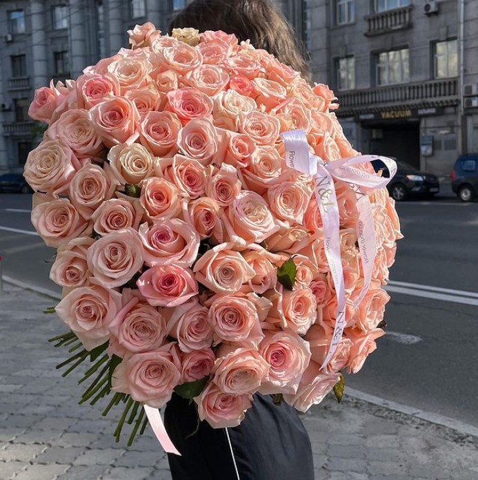 101 роза букет