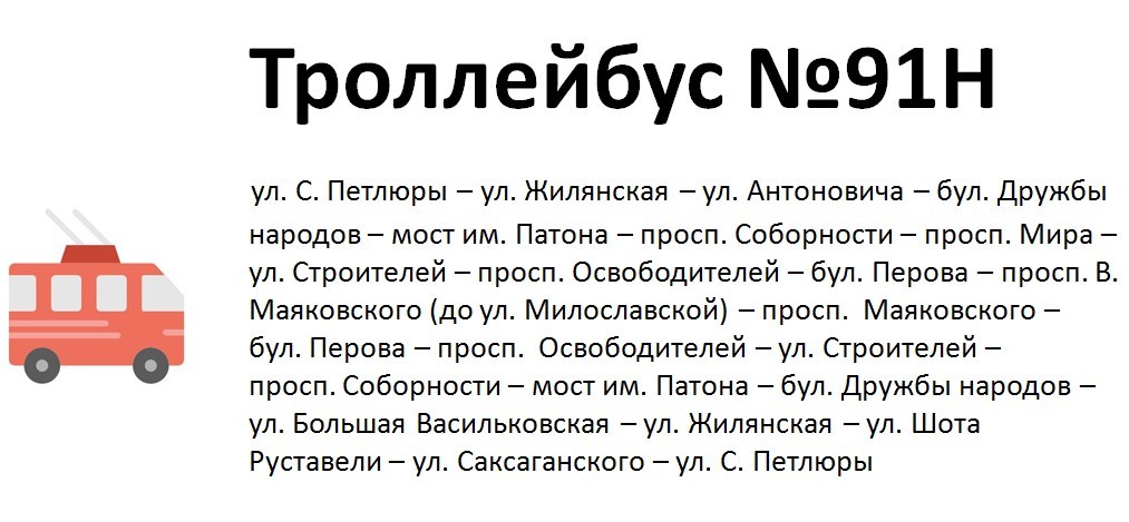 троллейбус киев