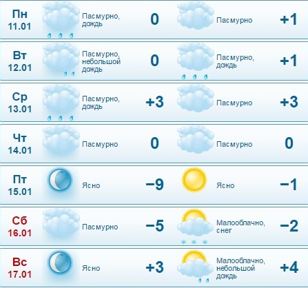 прогноз