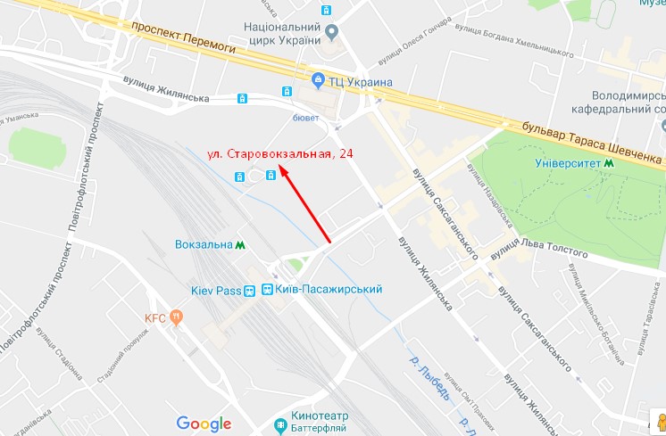 Танцевальная школа на карте