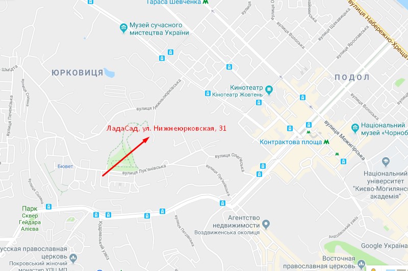 ЛадаСад на карте